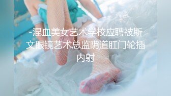 -混血美女艺术学校应聘被斯文眼镜艺术总监阴道肛门轮插内射